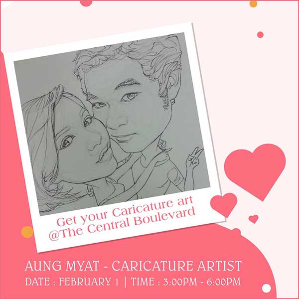 Get your personal Caricature Art @ The Central Boulevard